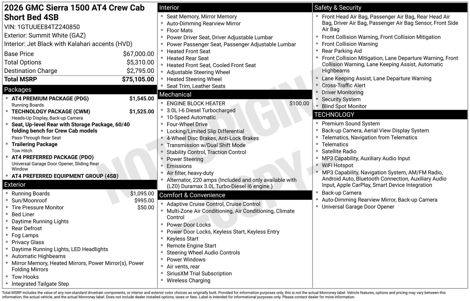 gmc sierra 1500 2026 1GTUUEE84TZ240850 image gmc sierra 1500 2026 1GTUUEE84TZ240850 image